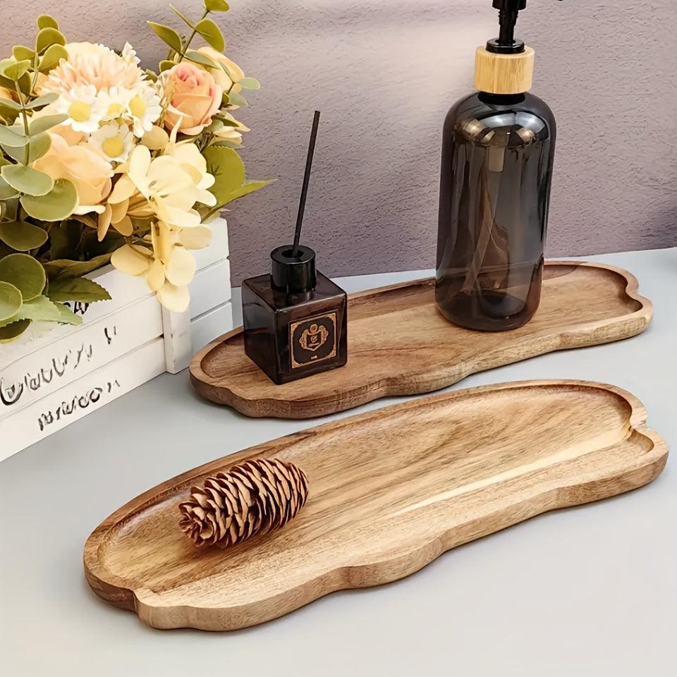 Cloudshaped Wooden Serving Tray Multifunctional Jewelry Food Display - HomeGoods Lima