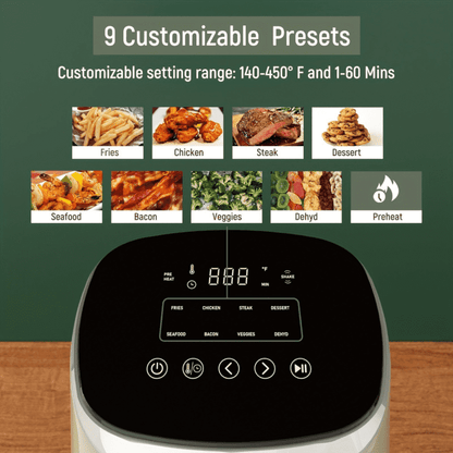 Air Fryer Fabuletta 4L 1550W 9in1 OilLess - HomeGoods Lima