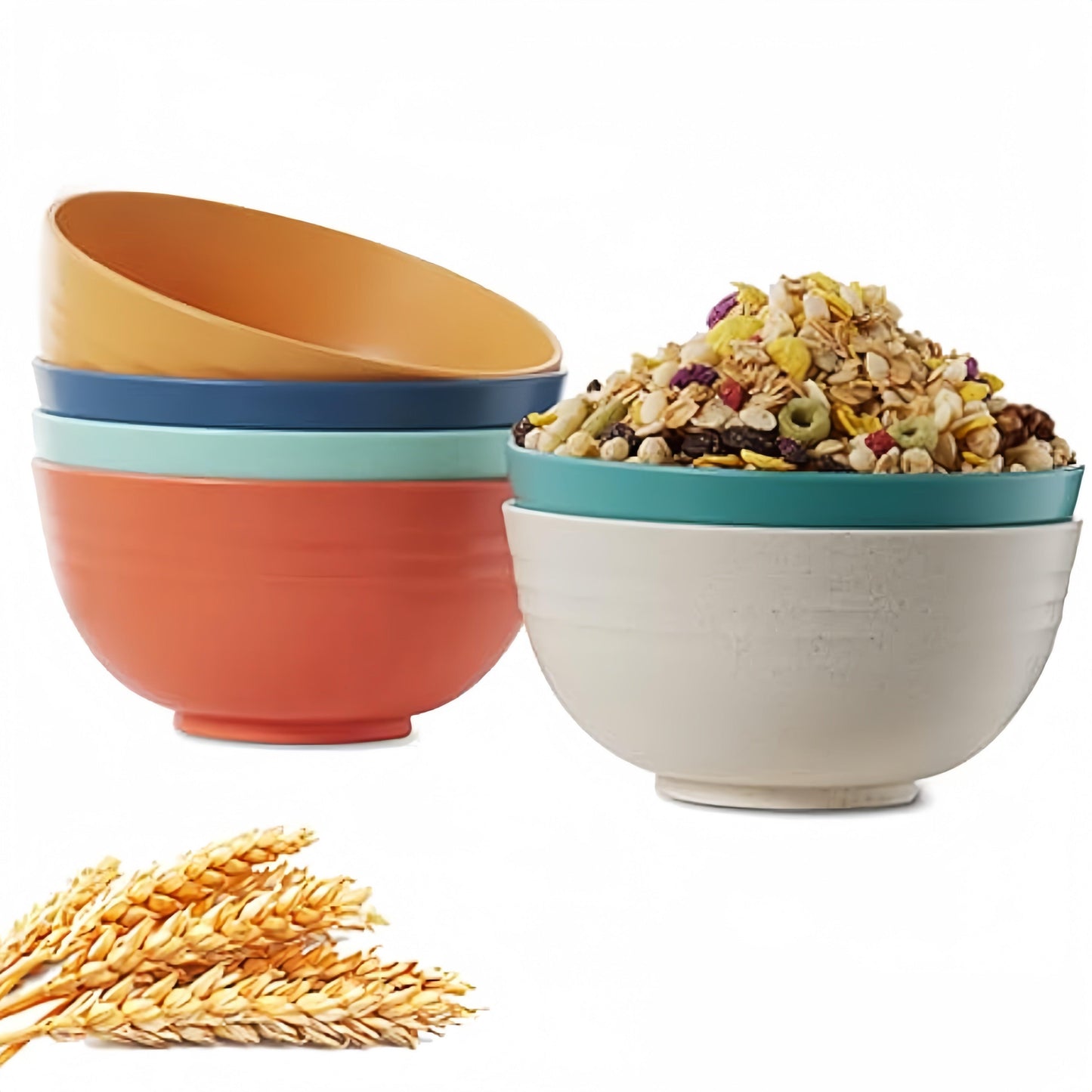 Unbreakable Cereal Bowl Set Lightweight Microwave Safe - HomeGoods Lima