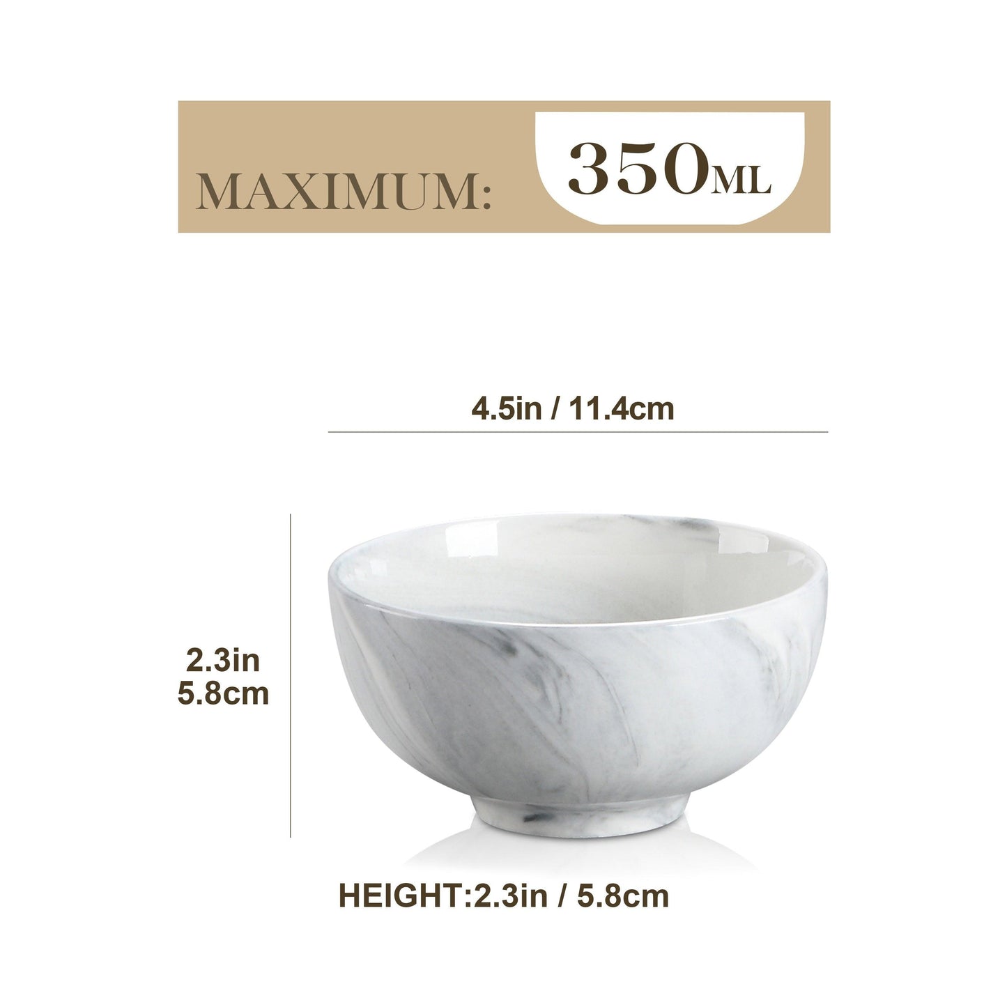 Marble Porcelain Cereal Bowl - HomeGoods Lima