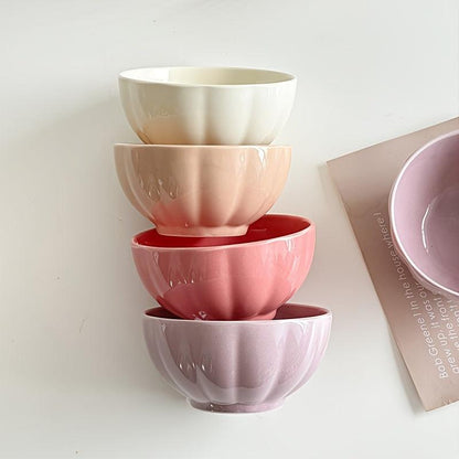 Colorful Glazed Ceramic Bowls Set Perfect for Dorms Gifts - HomeGoods Lima