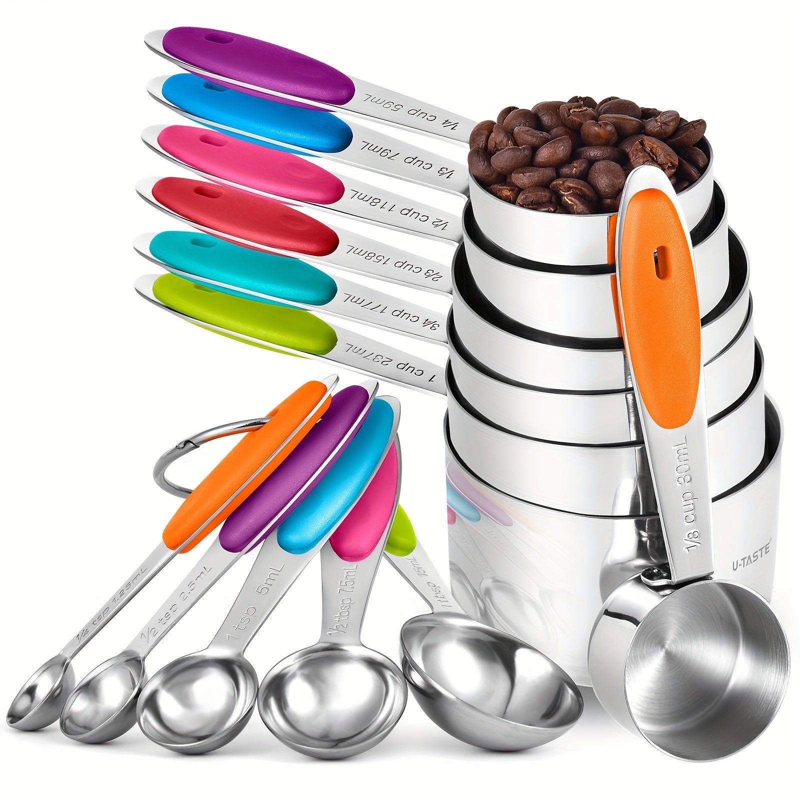 HeavyDuty 12Piece Stainless Steel Measuring Set for Baking - HomeGoods Lima