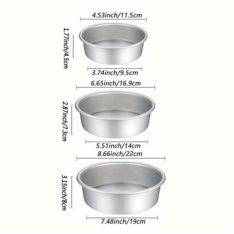 Premium 3Piece NonStick Aluminum Cake Pan Set - HomeGoods Lima