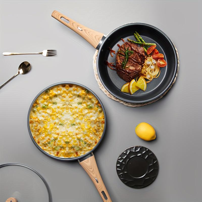 Nonstick Stainless Steel Pan with Glass Lid - HomeGoods Lima