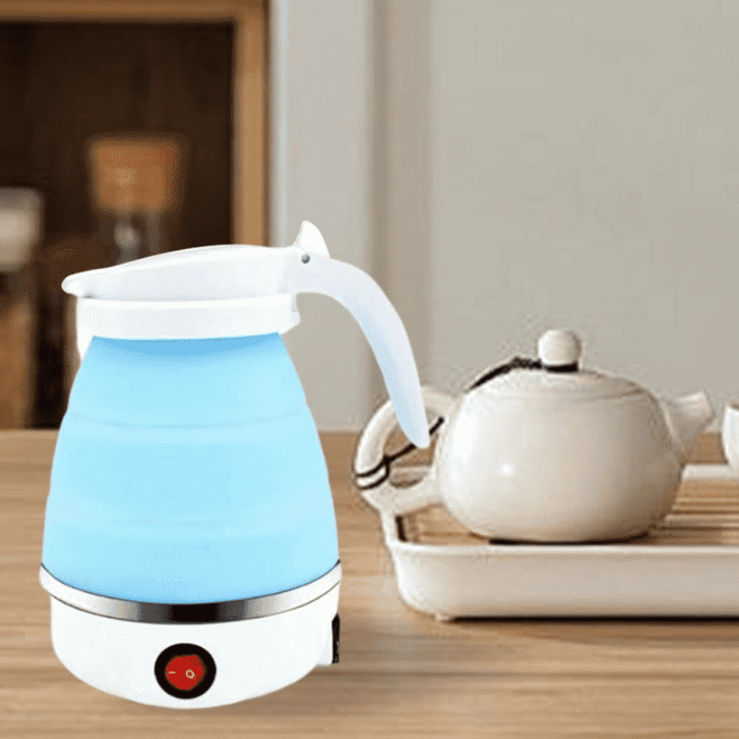 Folding Silicone Travel Electric Kettle - 600 ML - HomeGoods Lima