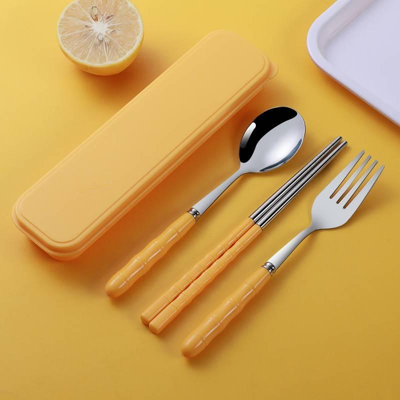 Portable Stainless Steel Cutlery Set Chopsticks Forks Spoons for OntheGo - HomeGoods Lima