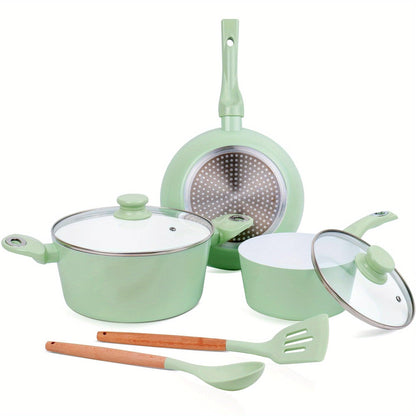 7Piece NonStick Ceramic Cookware - HomeGoods Lima