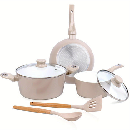 7Piece NonStick Ceramic Cookware - HomeGoods Lima