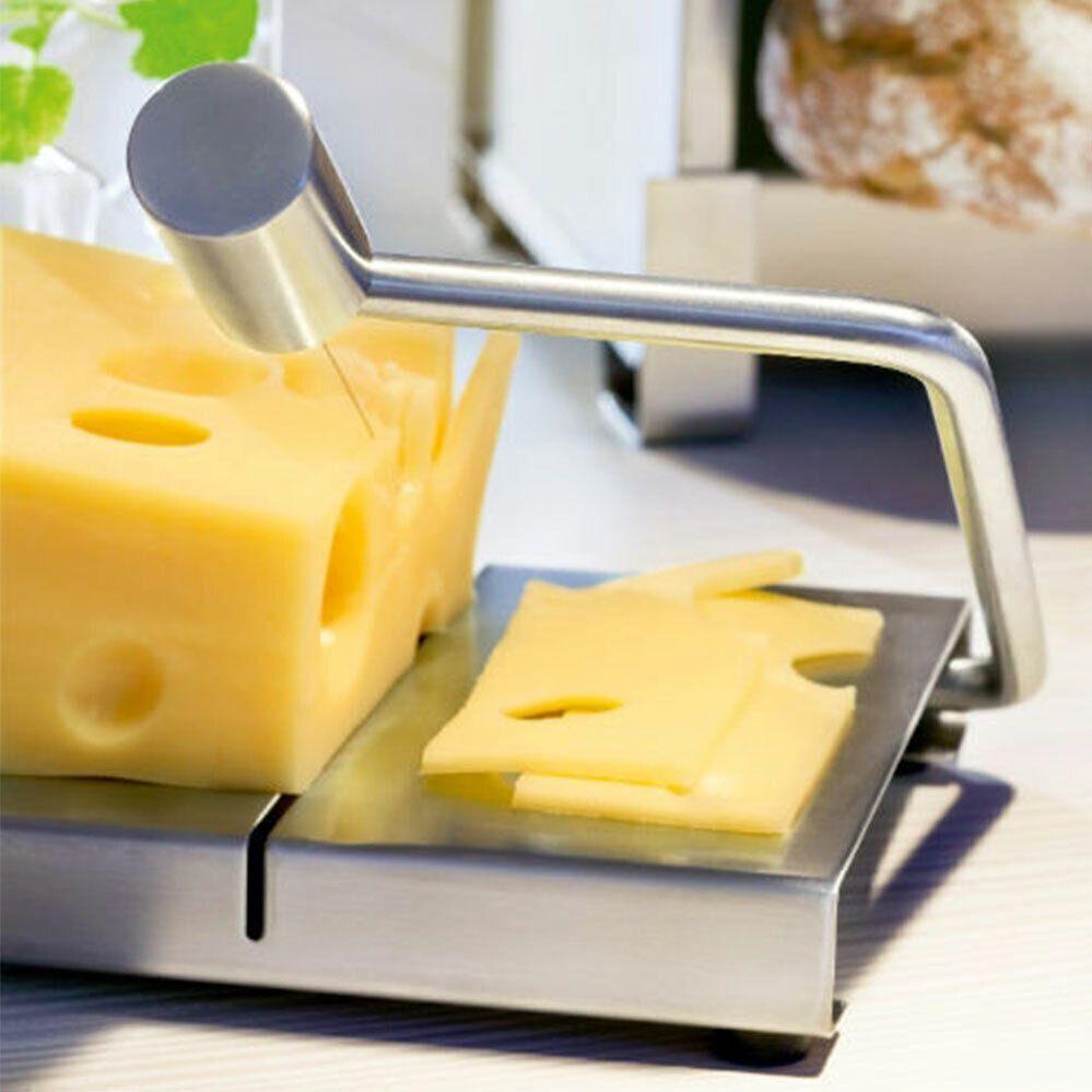 Stainless Steel Cheese and Butter Cutter Board with Handle 6 Wires - HomeGoods Lima