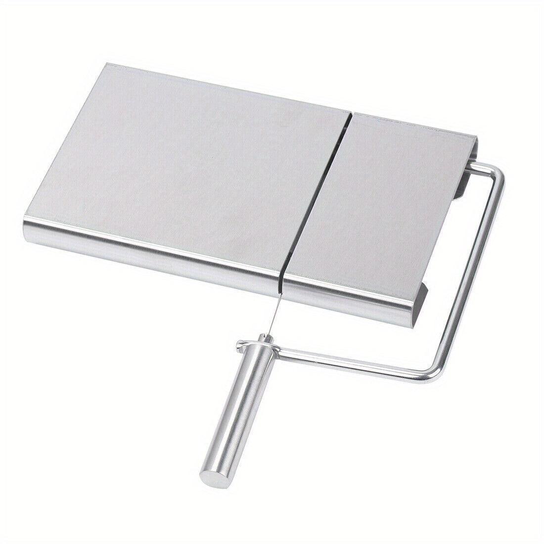 Stainless Steel Cheese and Butter Cutter Board with Handle 6 Wires - HomeGoods Lima