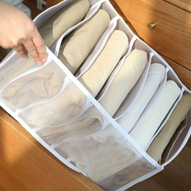 Foldable Drawer Organizer for Clothes Tshirts Jeans Leggings Wardrobe Storage Box - HomeGoods Lima