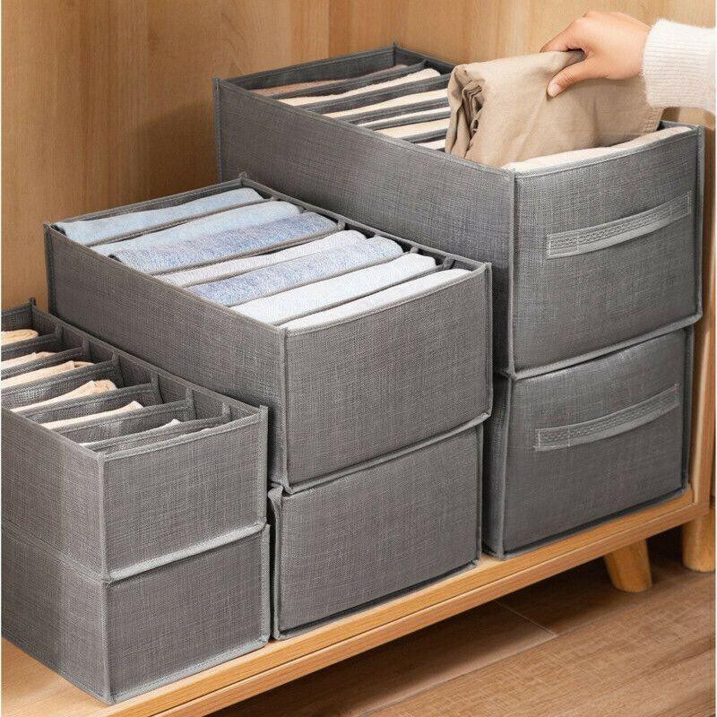 Foldable Drawer Organizer for Clothes Tshirts Jeans Leggings Wardrobe Storage Box - HomeGoods Lima