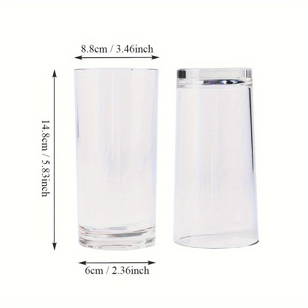 Glass Tumbler Set Clear Straight Mouthwash and Juice Cups - HomeGoods Lima