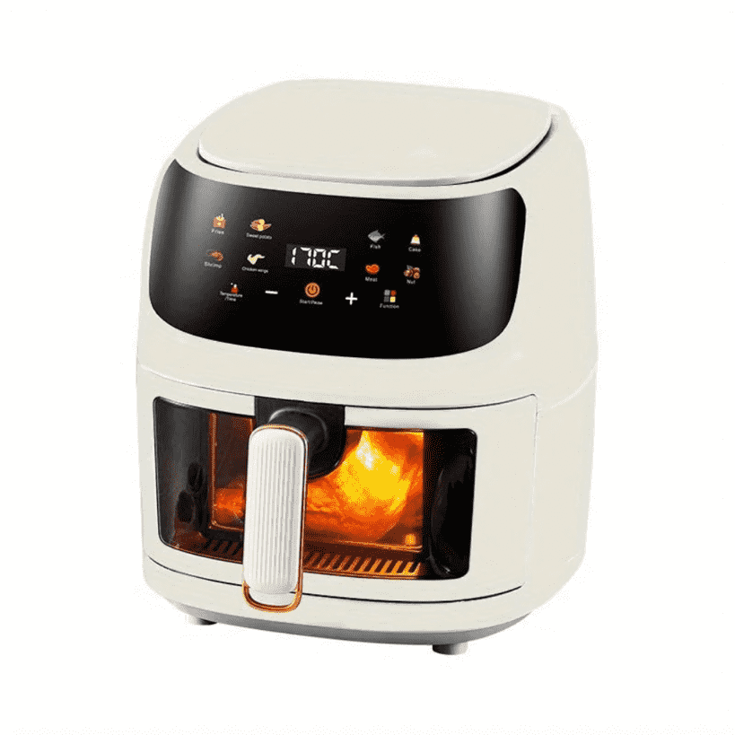 Visual Air Fryer 6L with Color Screen and Smart Touch Panel - HomeGoods Lima