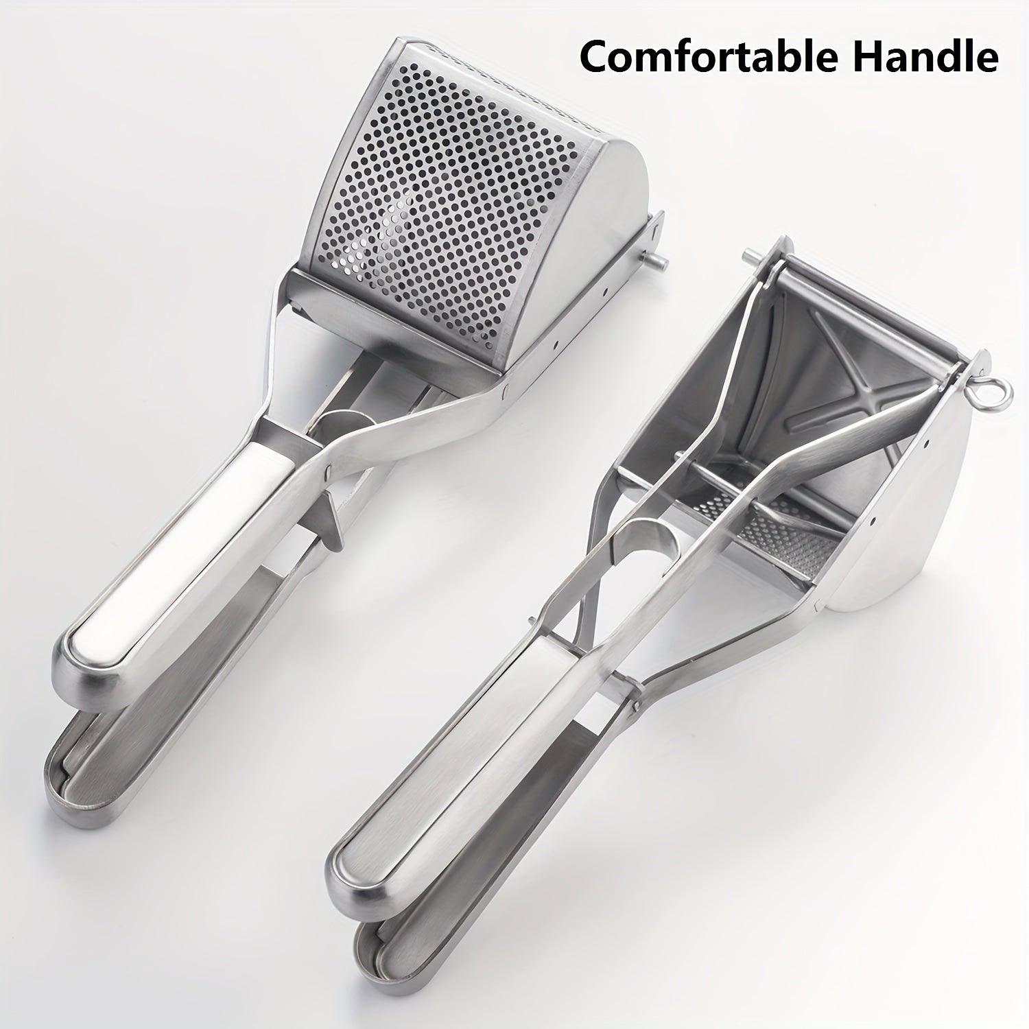 Stainless Steel Potato Masher with Ergonomic Handle - HomeGoods Lima