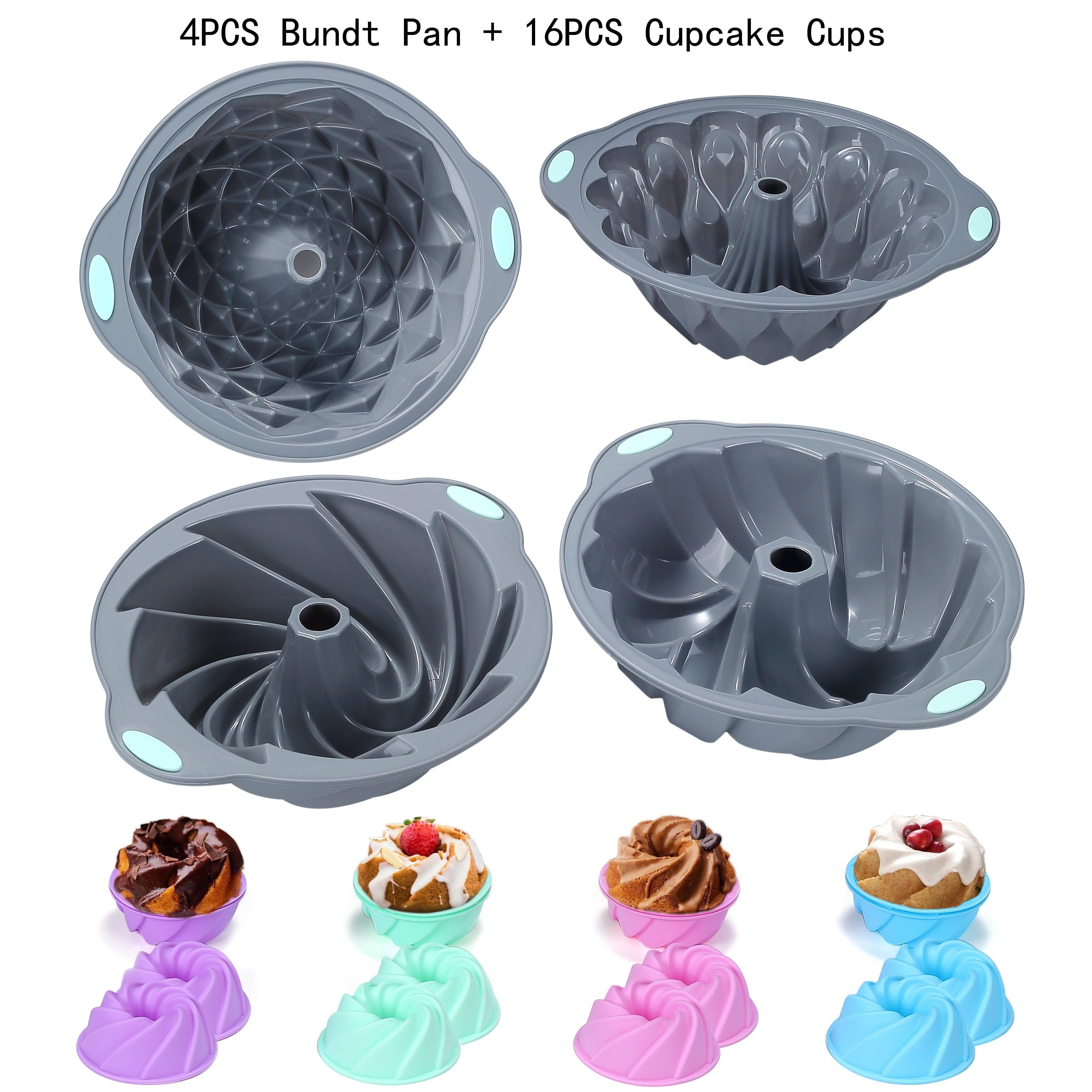 Premium Silicone Mini Bundt Pan Set NonStick BPAFree - HomeGoods Lima