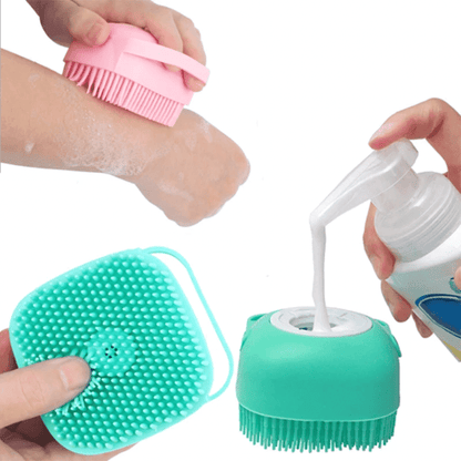 Silicone Head Massage Brush: Versatile Bathroom Essential - HomeGoods Lima