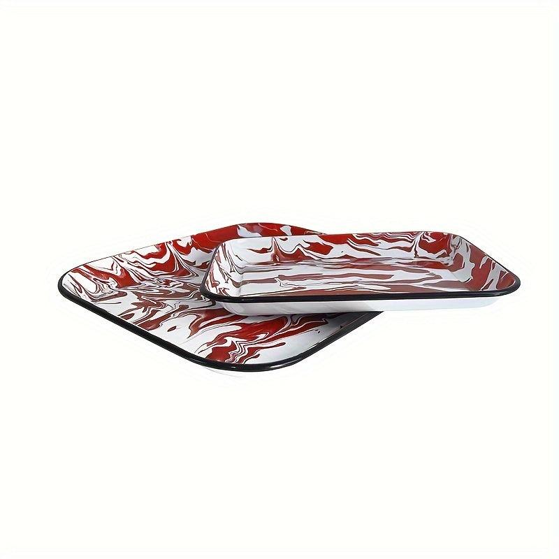 Durable Enamel Dinner Plates Set Perfect for Camping Parties - HomeGoods Lima