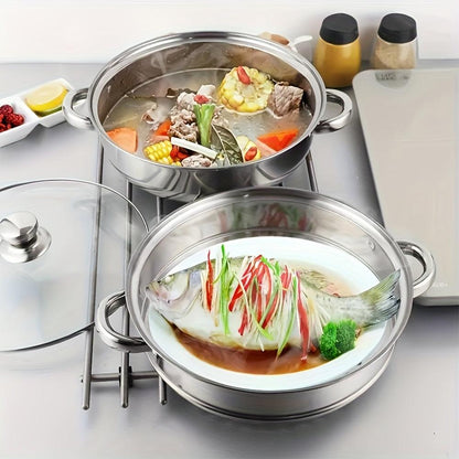 Versatile Stainless Steel Steamer Pot for All Stove Types - HomeGoods Lima