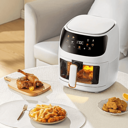 Visual Air Fryer 6L with Color Screen and Smart Touch Panel - HomeGoods Lima