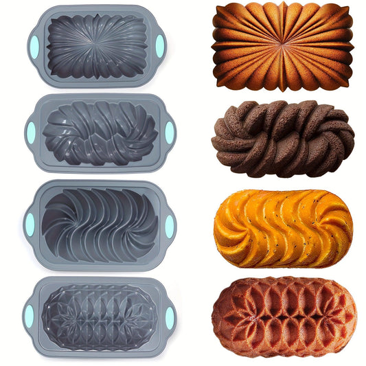 Premium NonStick Silicone Baking Pan Set Lotus Spiral More Patterns - HomeGoods Lima