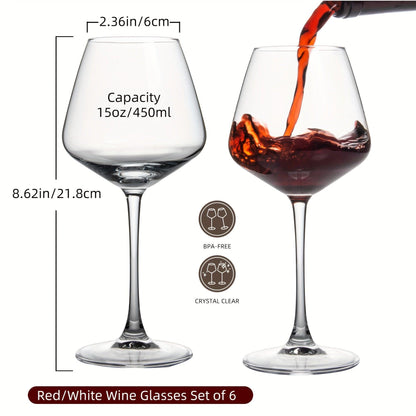 Crystal Clear 20oz Wine Glasses for Special Occasions Gifts - HomeGoods Lima