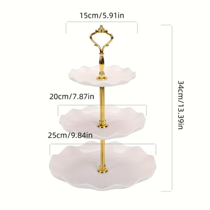 3Tier Dessert Tray with Fruit and Cake for Entertaining - HomeGoods Lima