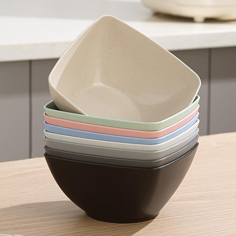 Durable Plastic Square Snack Bowls for Kitchen Dishwasher Safe - HomeGoods Lima