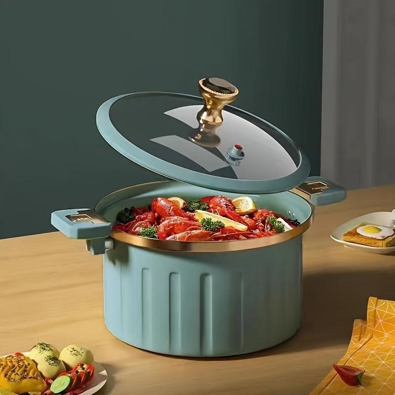 Large Capacity Enamel Pressure Cooker for Soups Stews NonStick - HomeGoods Lima