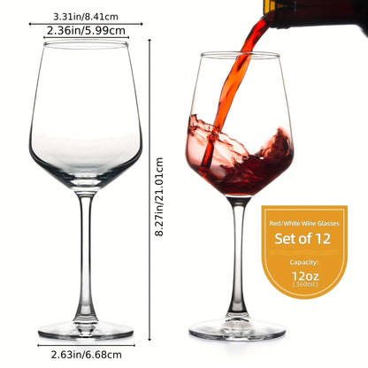 Durable Long Stem Crystal Wine Glasses LeadFree Dishwasher Safe - HomeGoods Lima