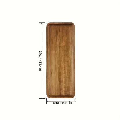 Acacia Wood Serving Tray for Drinks Food and Desserts - HomeGoods Lima