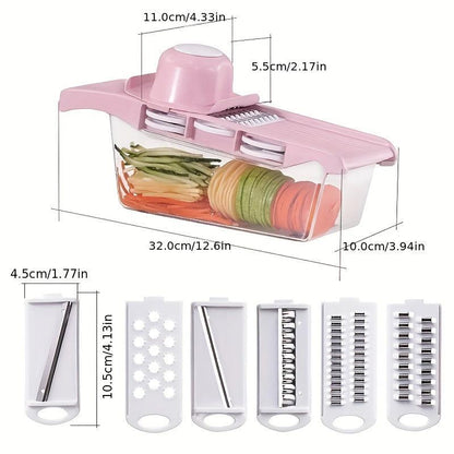 6in1 Stainless Steel Vegetable Chopper Grater - HomeGoods Lima