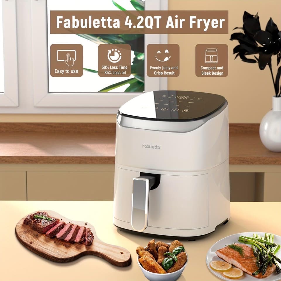 Air Fryer Fabuletta 4L with 9 Cooking Functions Shake Reminder - HomeGoods Lima