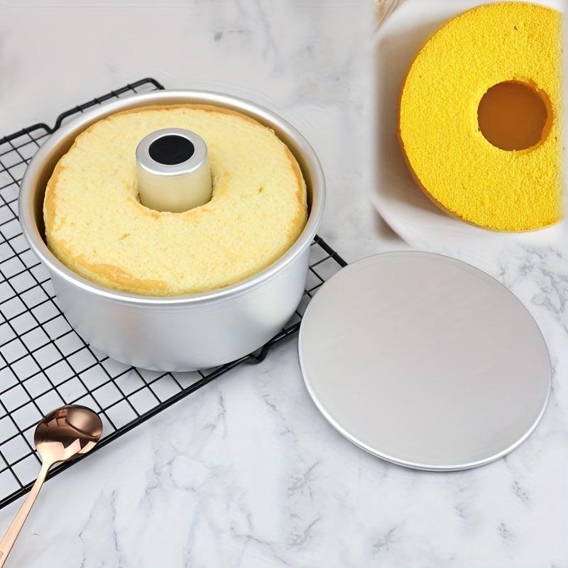 Removable Bottom Round Aluminum Cake Pan for Chiffon Cakes - HomeGoods Lima