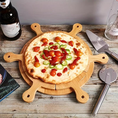 Bamboo Pizza Serving Tray with Detachable Platter - HomeGoods Lima