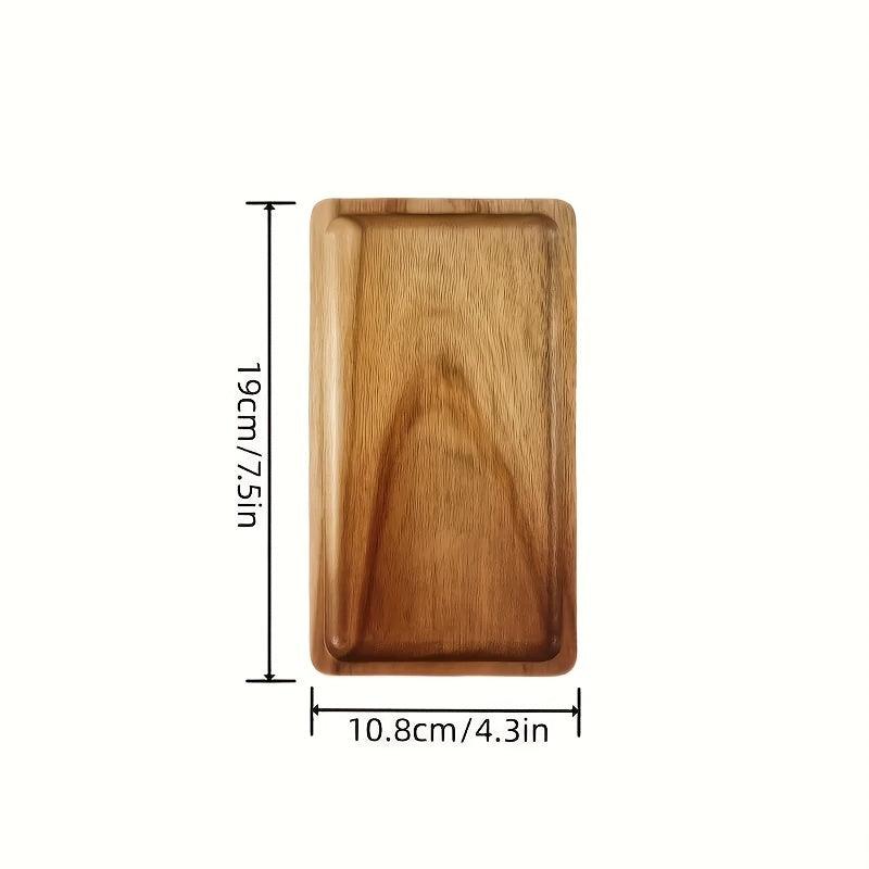 Acacia Wood Serving Tray for Drinks Food and Desserts - HomeGoods Lima