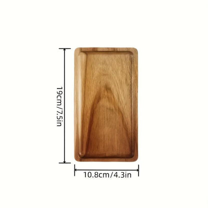 Acacia Wood Serving Tray for Drinks Food and Desserts - HomeGoods Lima