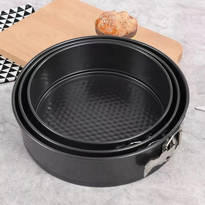 6pcs Carbon Steel Springform Cake Pan Set with Removable Bottom - HomeGoods Lima