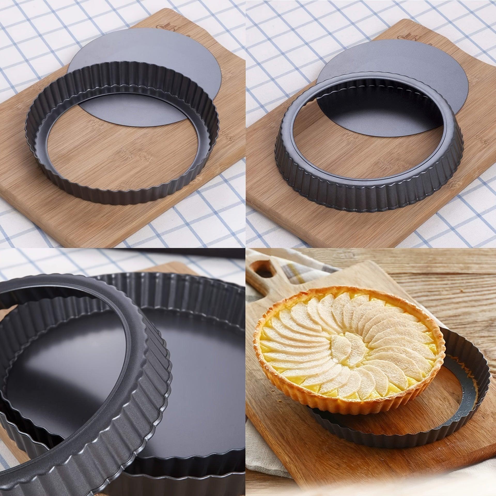 Nonstick 4pc Round Cake Quiche Pan Set with Removable Bottoms - HomeGoods Lima