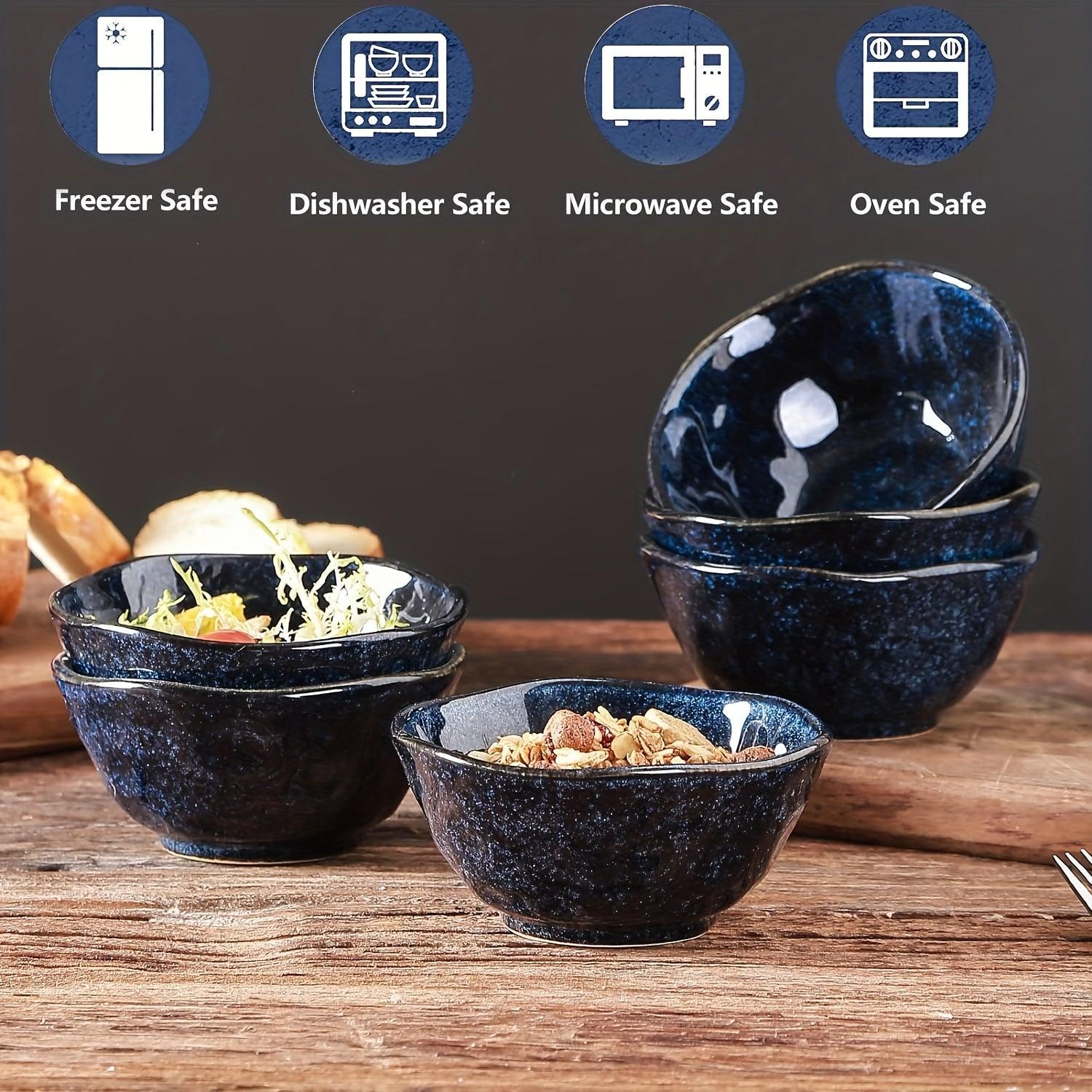 Ceramic Dessert Bowls Set Oven Microwave Dishwasher Safe - HomeGoods Lima