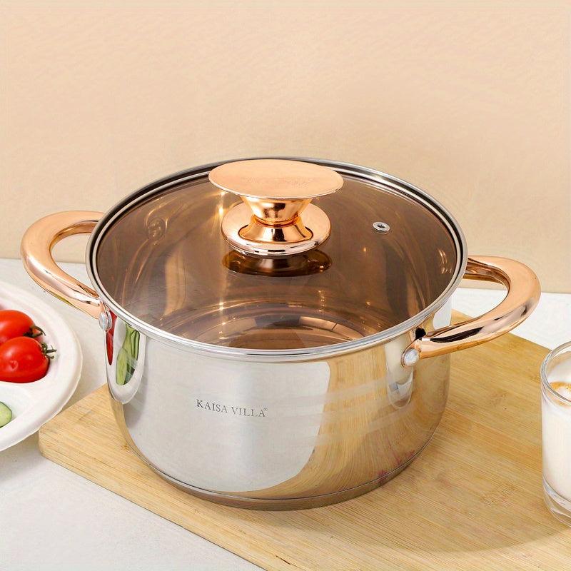 Premium Stainless Steel Soup Pot for Cooking Various Dishes - HomeGoods Lima