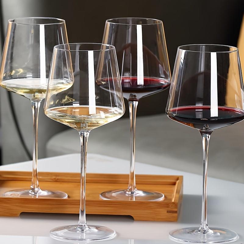 Handblown Crystal Wine Glasses Set for Wine Tasting and Events - HomeGoods Lima