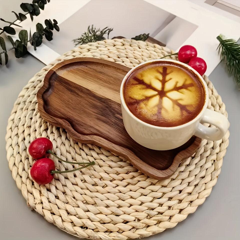 Cloudshaped Wooden Serving Tray Multifunctional Jewelry Food Display - HomeGoods Lima