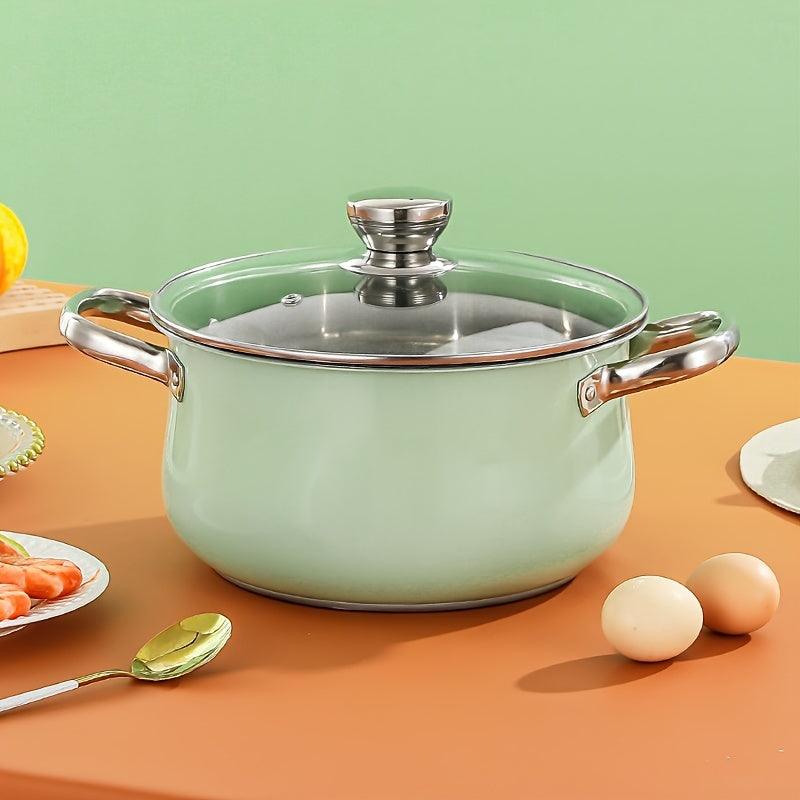 Durable Stainless Steel Soup Pot for Induction Cooker - HomeGoods Lima