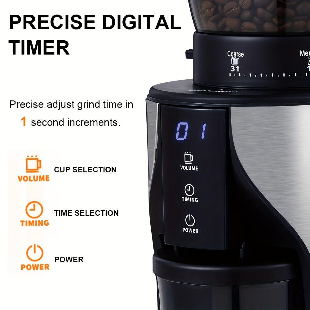 BioloMix Automatic Coffee Grinder with Conical Burr 31 Grind Settings - HomeGoods Lima