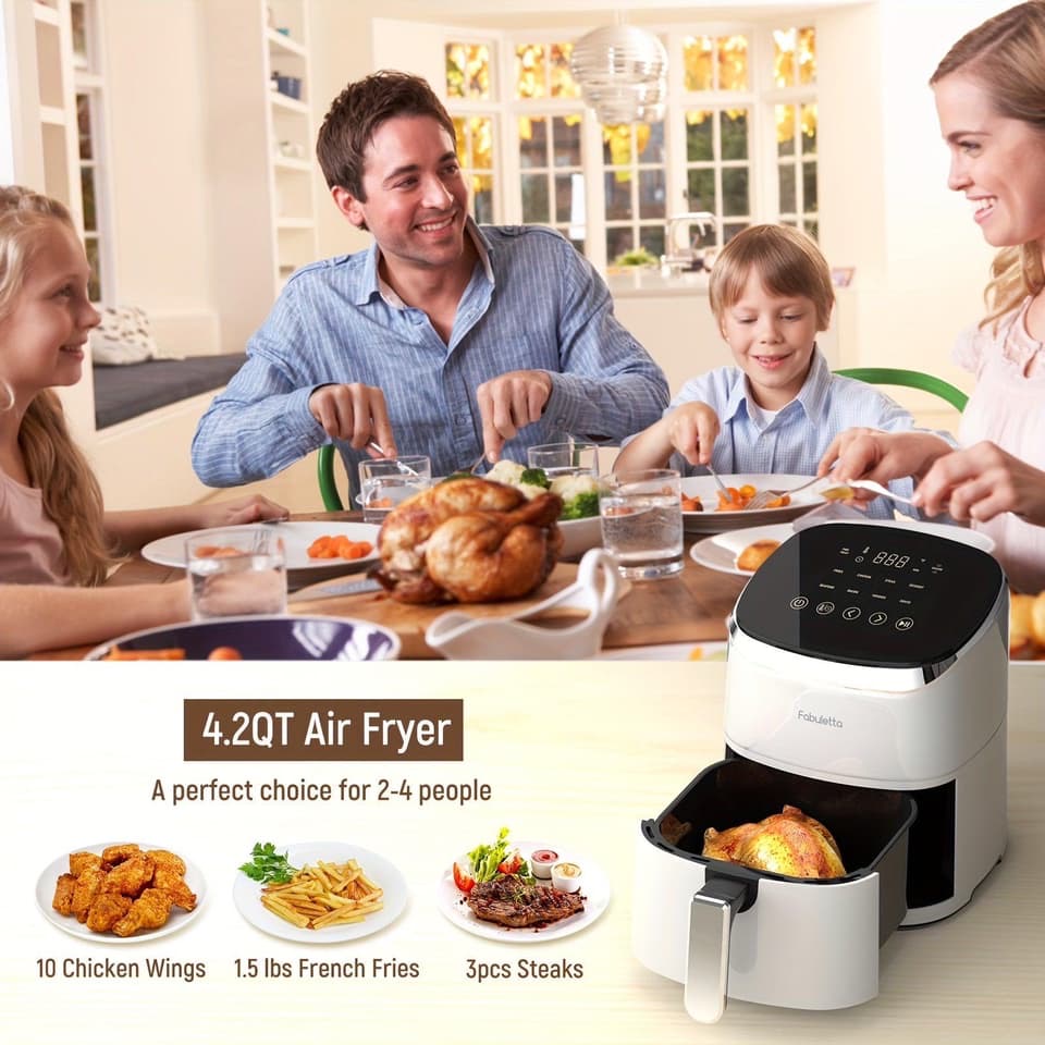 Air Fryer Fabuletta 4L with 9 Cooking Functions Shake Reminder - HomeGoods Lima