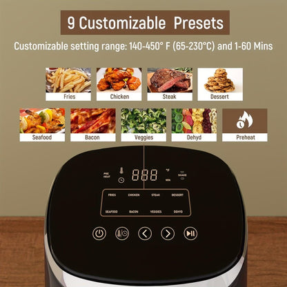 Air Fryer Powerful 4L with 9 Cooking Functions Reminder 1550W - HomeGoods Lima