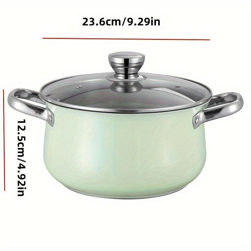 Durable Stainless Steel Soup Pot for Induction Cooker - HomeGoods Lima