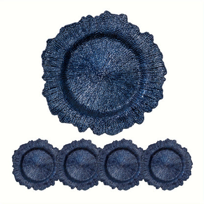 Unique Blue Fine China Dinner Plates Set for Wedding Parties - HomeGoods Lima