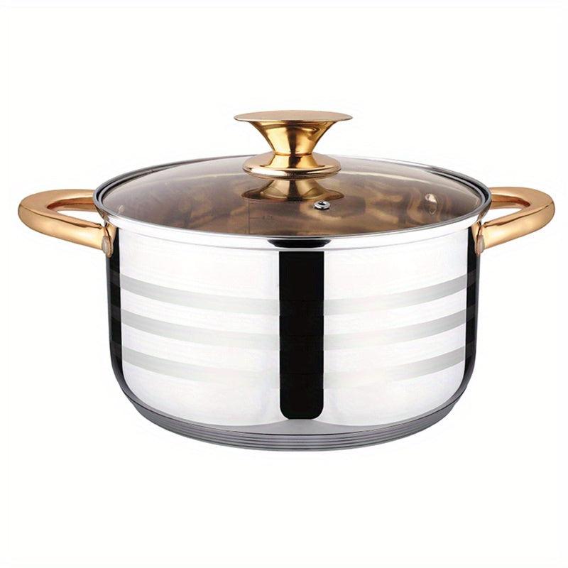 Premium Stainless Steel Soup Pot for Cooking Various Dishes - HomeGoods Lima